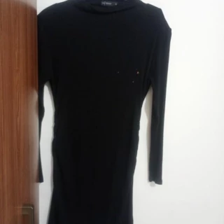 Lindo vestido social ideal para o frio muito confortável